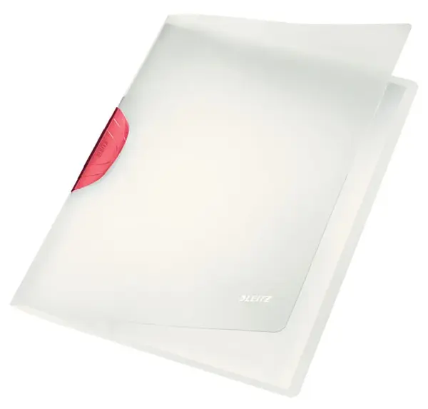 Dosar cu clip Leitz ColorClip Magic PP Dosar cu clip Leitz ColorClip Magic PP rosu