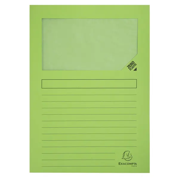 Dosar cu fereastra Forever 25 bucati/set Verde deschis