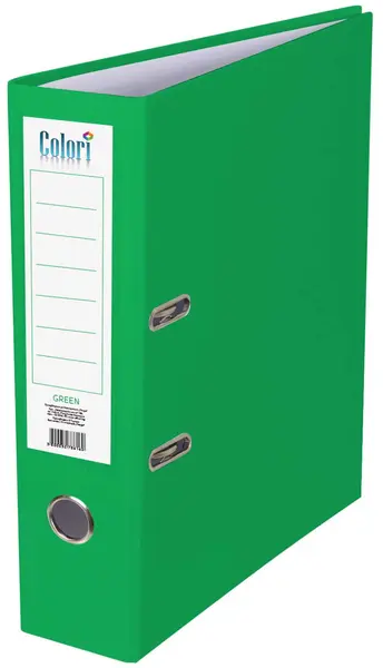 Dosar cu inele Colori - 8 cm, , verdeс cu cant metalic