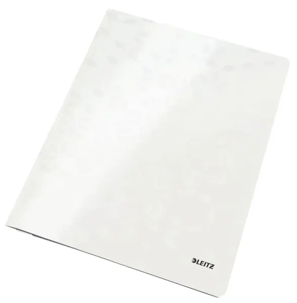 Dosar cu sina Leitz WOW carton culori metalizate Dosar cu sina Leitz WOW carton laminat A4 250 coli alb
