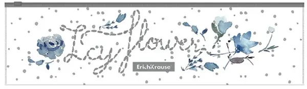 Dosar Erich Krause Frozen Beauty - cu fermoar, 23 x 7 cm