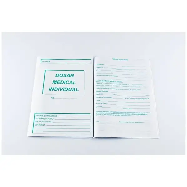 Dosar medical individual A5 coperta Dosar medical individual A5 coperta