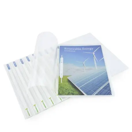 Dosar plastic alb 10 buc set Rapesco