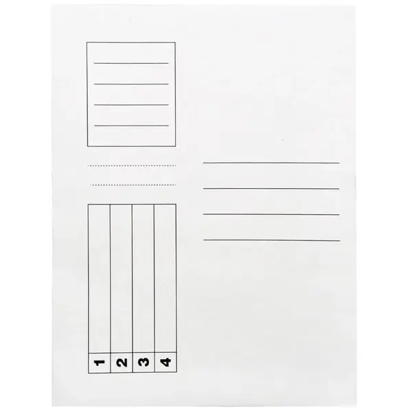 Dosar plic carton alb 10 buc/set Dosar plic carton alb 10 buc/set