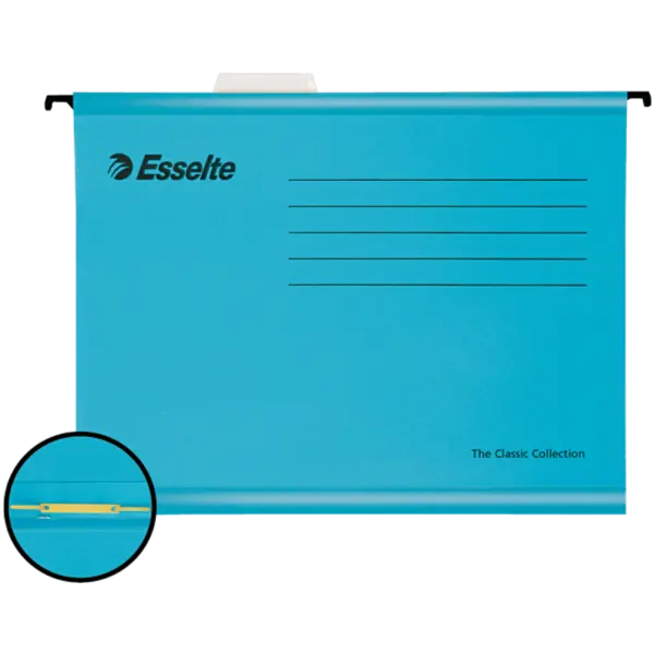 Dosare suspendabile Esselte Classic cu sina albastru 10 bucati/set Dosare suspendabile Esselte Classic cu sina albastru 10 bucati/set