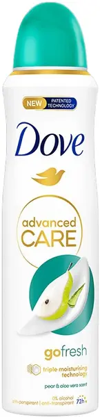 Dove Advanced Care Deodorant spray Pear & Aloe Vera, 150 ml