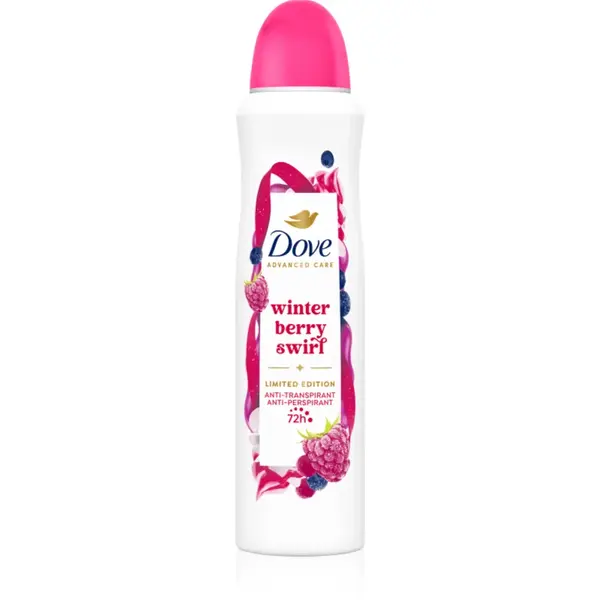 Dove Advanced Care Winter Berry antiperspirant spray editie limitata 150 ml