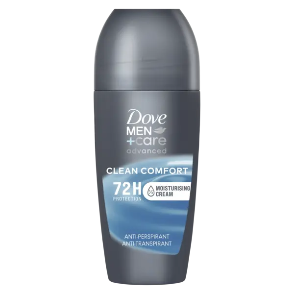 Dove Antiperspirant Roll-on, Barbati, 50 ml, Clean Comfort