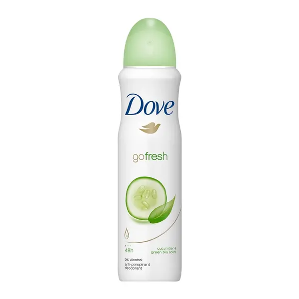 Dove Deodorant spray, Femei, 250 ml, Go Fresh Cucumber Green Tea