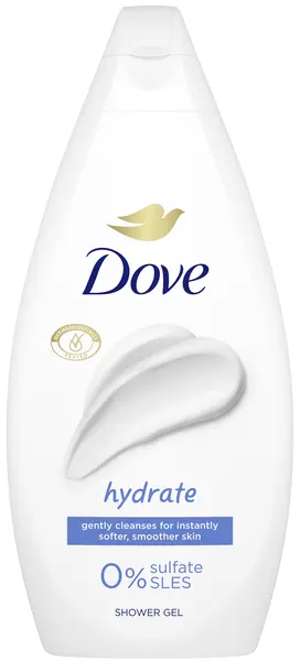 Dove Essential Care Gel de duș Hydrate, 450 ml