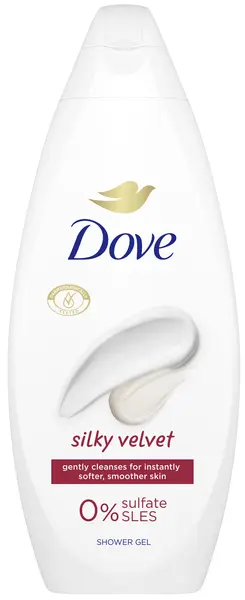 Dove Essential Care Gel de duș Silky Velvet, 250 ml