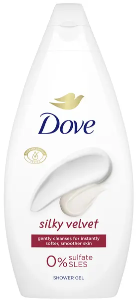Dove Essential Care Gel de duș Silky Velvet, 450 ml