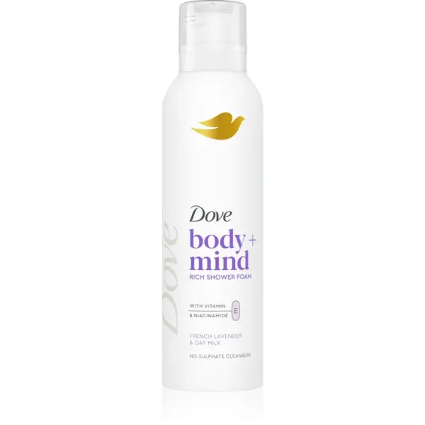 Dove French Lavender & Oat Milk spumă pentru duș 200 ml