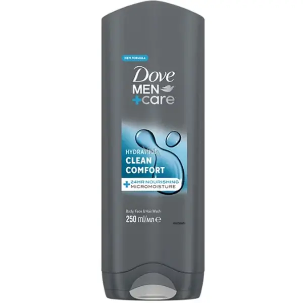 Dove Gel de dus, Barbati, 250 ml, Men+Care Clean Comfort