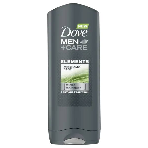 Dove Gel de dus, Barbati, 250 ml, Men+Care Minerals+Sage