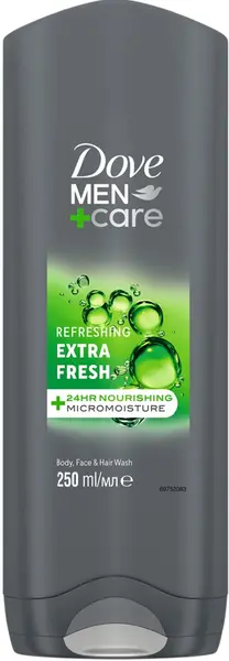 Dove Men+Care Gel de duș Extra Fresh, 250 ml