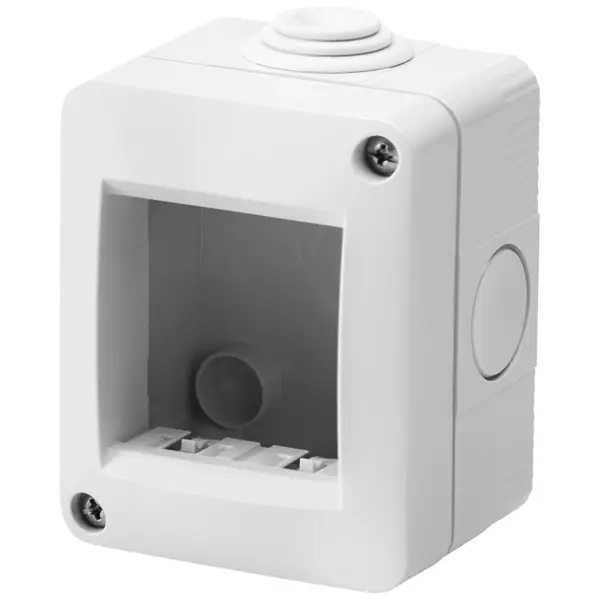 Doza aparenta 2 module IP40 gri Gewiss Chorus GW16502