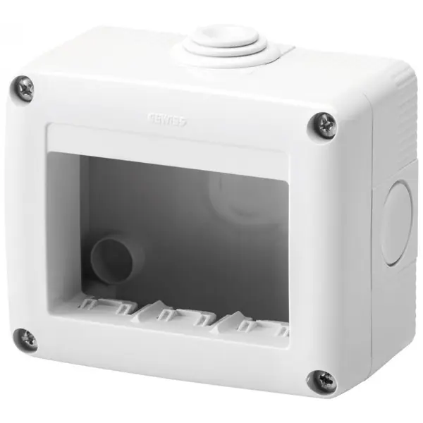 Doza aplicata 3 module IP 40 Gewiss System GW27003