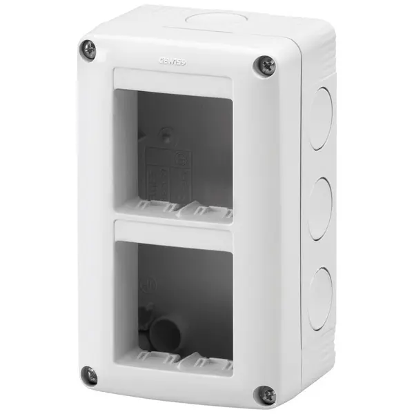 Doza aplicata verticala 4 module( 2x2 ) IP40 Gewiss System GW27021