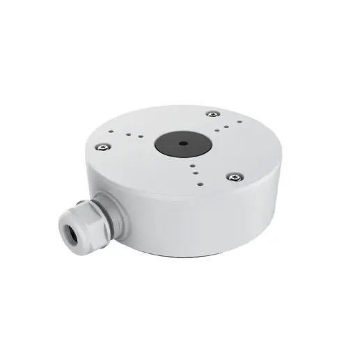 Doză de conexiuni pentru camere cu lentilă fixă, metal, alb, Tiandy TC-P54BM-V5V3.0