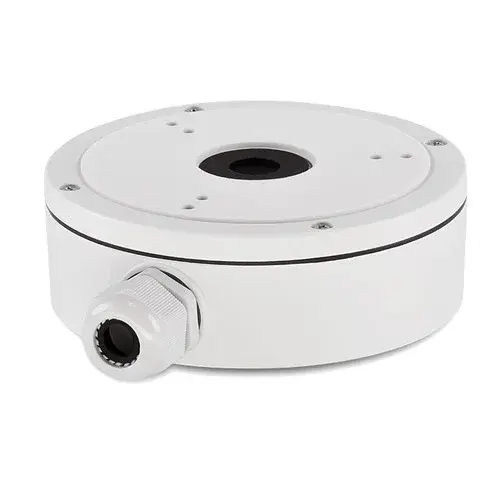 Doza de conexiuni, rotunda, aluminiu, pentru camerele de tip DOME Hikvision, diametru montaj 157mm, DS-1280ZJ-M