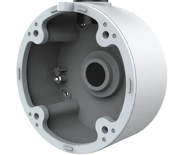 Doza de jonctiune pentru camere de supraveghere Tiandy, 104 x 104 x 48 mm, metal alb, TC-P34AM-V4_V2.0