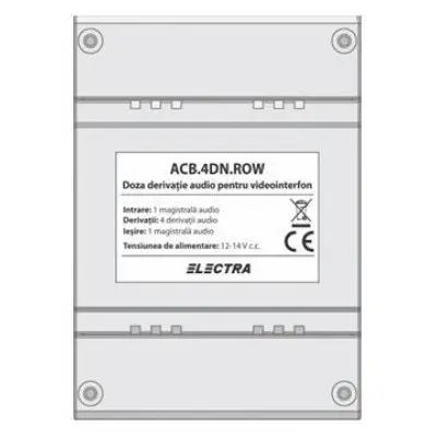 Doza derivatie AUDIO Electra ACB.4DN.ENW