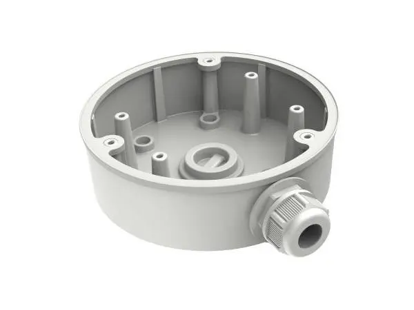 Doza jonctiune Hikvision DS-1280ZJ-PT6, aluminiu, alb, intrare laterala si inferioara, 4.5 kg, DS-1280ZJ-PT6