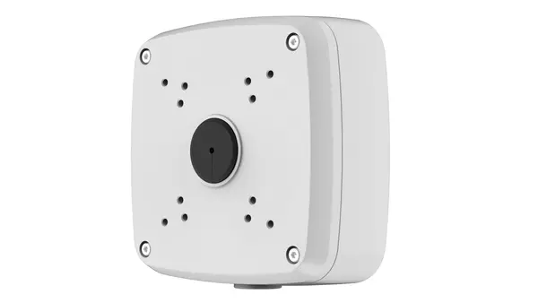 Doza patrata de conexiuni anti-coroziune Dahua PFA121A, protectie IP66, aliaj aluminiu, culoare alba