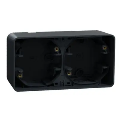 Doza PT 2posturi Mureva Schneider MUR37914 orizontala, IP55, gri