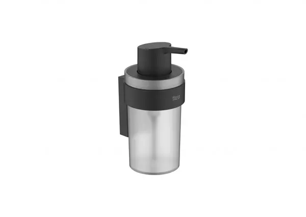 Dozator baie Roca Victoria A817892NB0, montare pe perete, 160 ml, plastic, mat, Negru