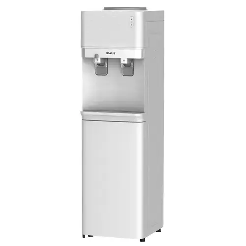 Dozator de apa de podea cu compresor Samus WDST-252CWS, 500 W/85 W, Bidon 11/19 l, Dulap de depozitare frontal (Alb/Argintiu)