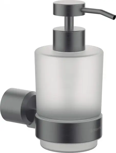 Dozator de sapun, 200 ml, titan, montare pe perete, Deante Arnika
