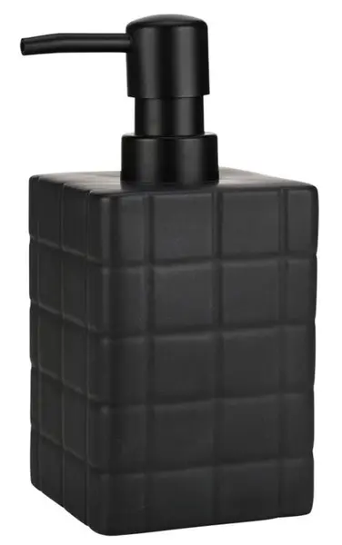 Dozator de săpun lichid Estia - Tiles, 450 ml, negru