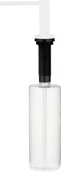 Dozator pentru detergent de vase, 500 ml, alb, Deante Aster