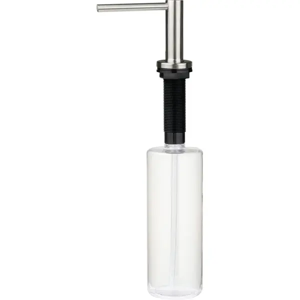 Dozator pentru detergent vase Deante Aster, otel slefuit