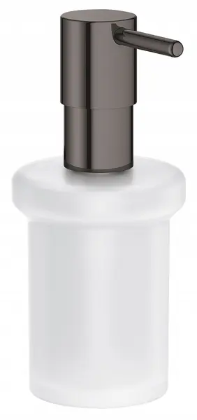 Dozator sapun Grohe Essentials 40394A01, 160 ml, sticla, metal, lucios, Hard Graphite