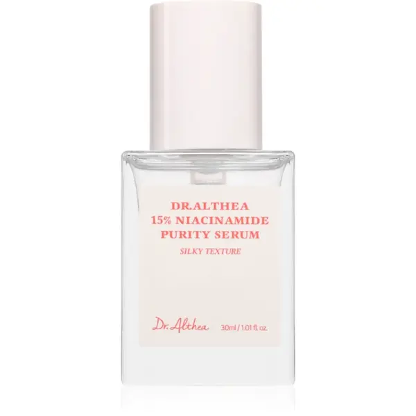 Dr. Althea 15% Niacinamide Purity Serum ser facial cu efect iluminator cu efect calmant 30 ml