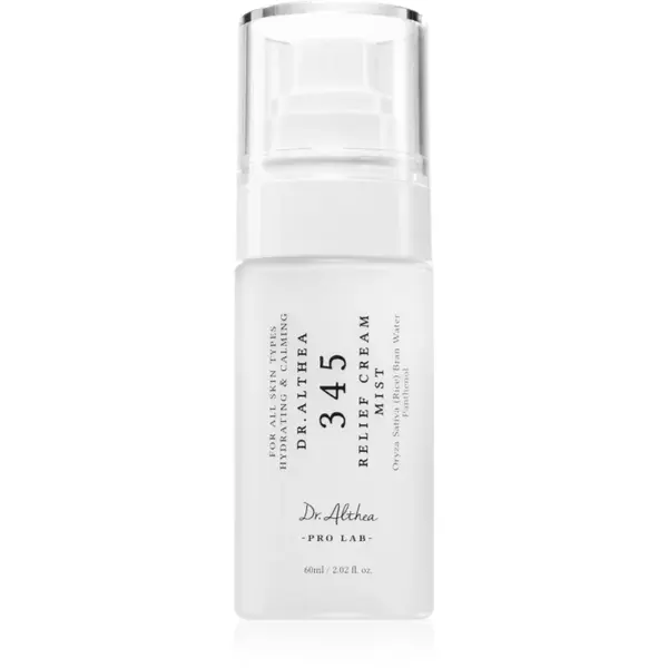 Dr. Althea 345 Relief Cream Mist Toner cu hidratare si hranire cu efect calmant 60 ml