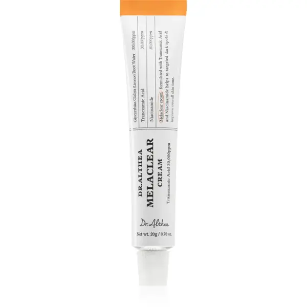 Dr. Althea Melaclear Cream cremă pentru netezirea și strălucirea pielii pentru uniformizarea nuantei tenului 20 g