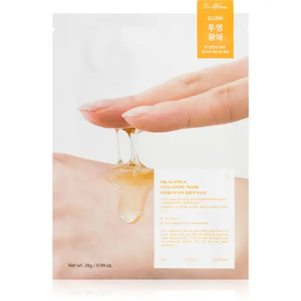 Dr. Althea Vita Glow Mask mască textilă iluminatoare 28 g