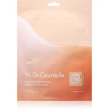 Dr.Ceuracle Vegan Kombucha Tea Essence Gel Mask mască textilă nutritivă cu textura de gel