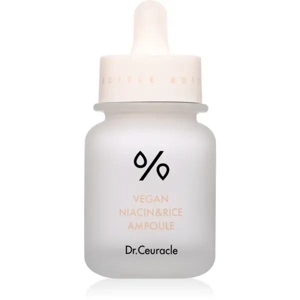 Dr.Ceuracle Vegan Niacin & Rice Ampoule ser cu efect iluminator pentru uniformizarea nuantei tenului 30 ml