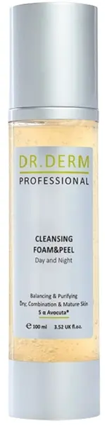 Dr. Derm Spumă de curățare exfoliantă, 100 ml