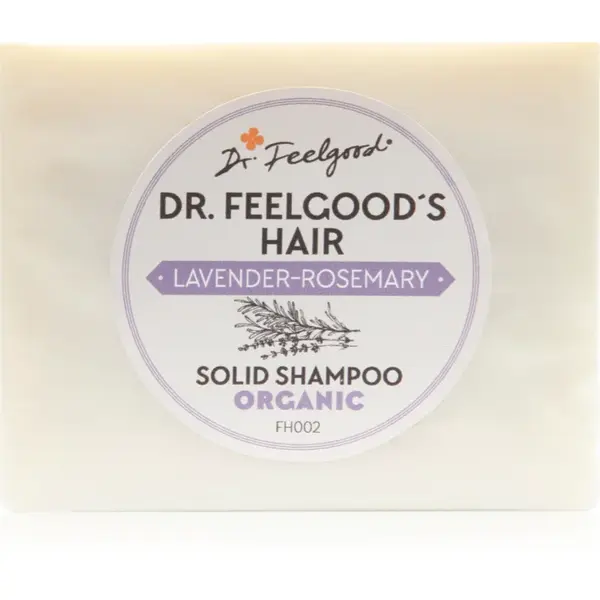 Dr. Feelgood Lavender & Rosemary șampon organic solid 100 g