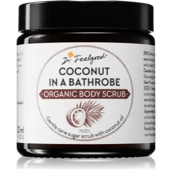 Dr. Feelgood Organic Coconut in a Bathrobe exfoliant din zahar cu ulei de cocos