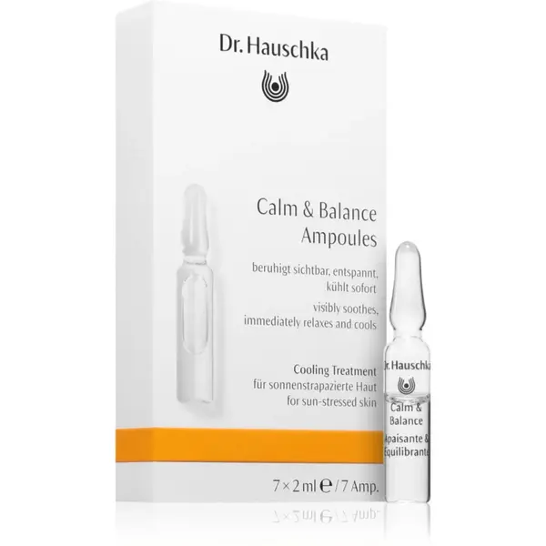 Dr. Hauschka Facial Care ingrijire calmanta intensiva pentru piele sensibilă 7x2 ml