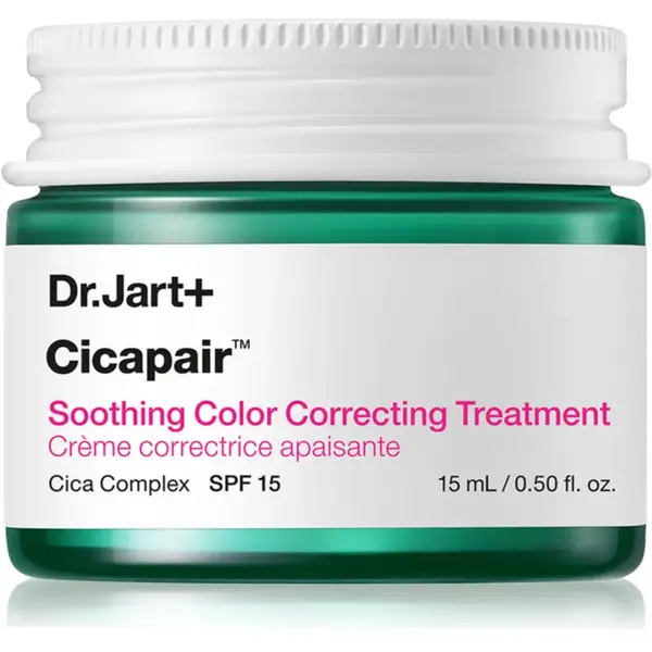 Dr. Jart+ Cicapair™ Soothing Color Correcting Treatment Crema intensiva impotriva inrosirii pielii. SPF 30 15 ml