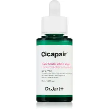 Dr. Jart+ Cicapair™ Tiger Grass Camo Drops SPF 35 Fluid nuantator cu textura usoara