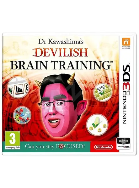 DR KAWASHIMAS DEVILISH BRAIN TRAINING Нинтендо 3DS